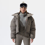 Cropped Puffer Jacket - Falcon