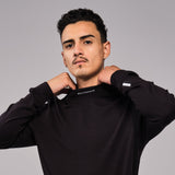 Men's Merino Baselayer Mockneck - Caviar