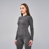 Women's Graphene Baselayer Mockneck - Caviar