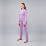 Women's Merino Baselayer Mockneck - Lilac Purple