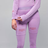 Women's Merino Baselayer Mockneck - Lilac Purple
