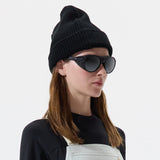Ribbed Beanie - Black