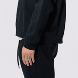 Quarter Zip Sweatshirt - Black