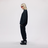 Quarter Zip Sweatshirt - Black