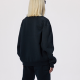 Quarter Zip Sweatshirt - Black