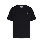 Black Whitespace tee shirt on a white background.