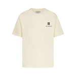 Whitespace tee in bone, a cream color, on a white background.