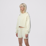 Cropped Hoodie - Bone