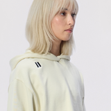 Cropped Hoodie - Bone