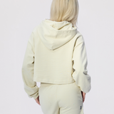 Cropped Hoodie - Bone