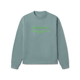 3D Logo Crew Neck Sweatshirt - Teal