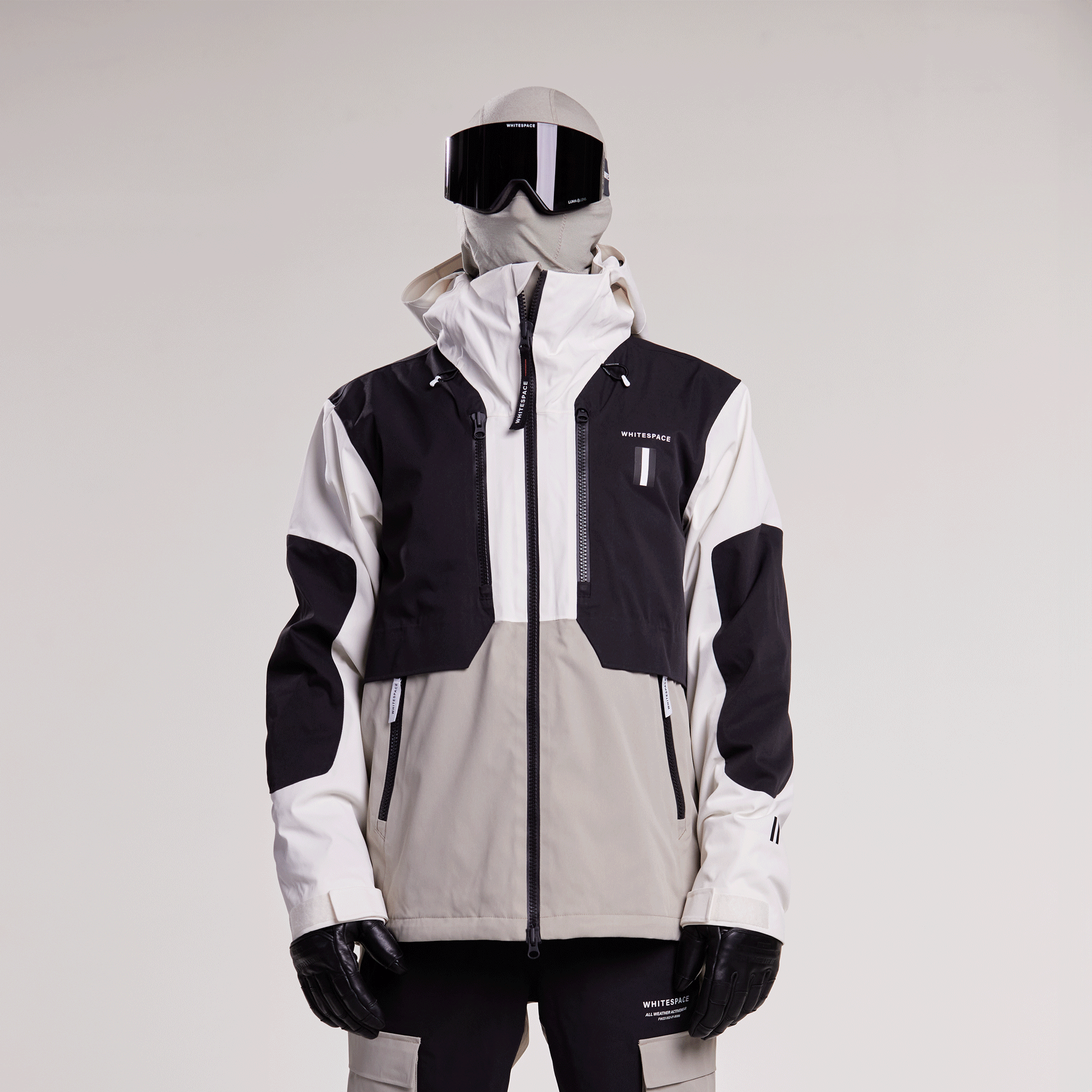 2L Cargo Insulated Jacket - Warm White / Fog Khaki / Black