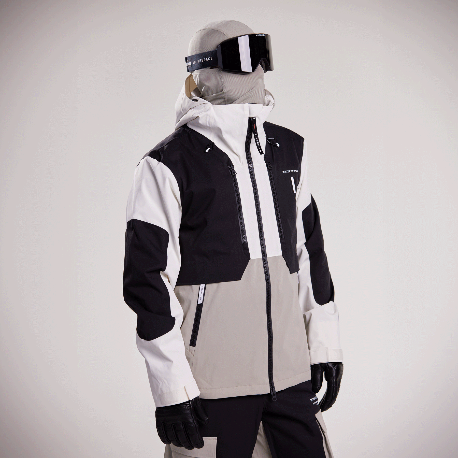 2L Cargo Insulated Jacket - Warm White / Fog Khaki / Black