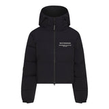 Cropped Puffer Jacket - Black Onyx