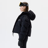 Cropped Puffer Jacket - Black Onyx