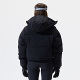 Cropped Puffer Jacket - Black Onyx