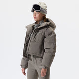 Cropped Puffer Jacket - Falcon