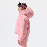 Cropped Puffer Jacket - Pink Icing