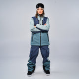 2L Cargo Insulated Bib Pant - Slate / Orion / Ocean Blue