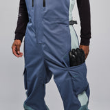 2L Cargo Insulated Bib Pant - Slate / Orion / Ocean Blue