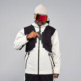 2L Cargo Insulated Jacket - Warm White / Black