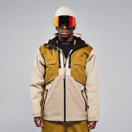 Cargo Insulated Jacket Khaki Green Khaki
