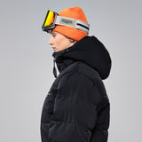 Cropped Puffer Jacket - Black