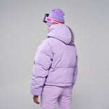 Cropped Puffer Jacket - Lilac Purple