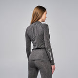 Women's Graphene Baselayer Mockneck - Caviar