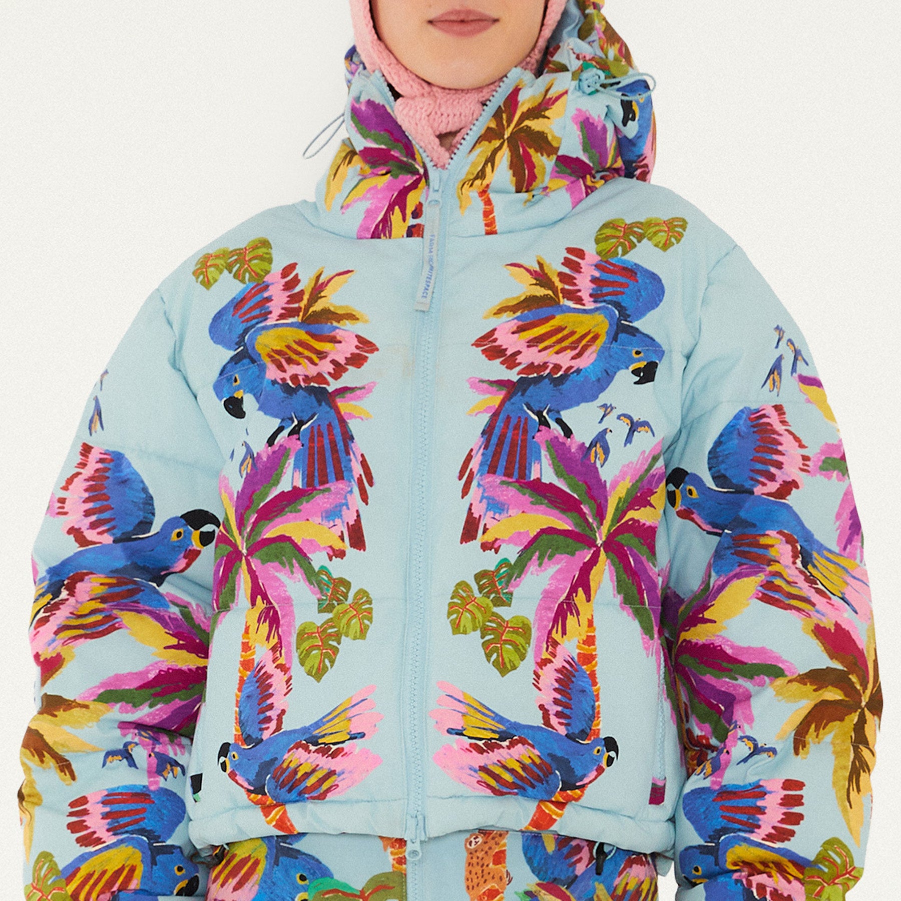 Macaw Puffer Jacket - Blue – WHITESPACE