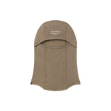 Brown balaclava with WHITESPACE logo on a white background