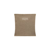 Brown neck gaiter with 'WHITESPACE' logo on a white background