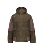 WHITESPACE 2L Alpine x Jacket in olive night against a white background.