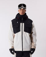 2L Insulated Cargo Jacket - Caviar / Whisper White