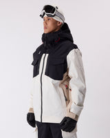 2L Insulated Cargo Jacket - Caviar / Whisper White