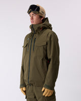2L Insulated Cargo Jacket - Olive Night