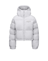 Cropped Puffer Jacket - Pigeon
