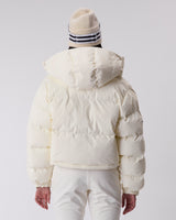 Cropped Puffer Jacket - Whisper White