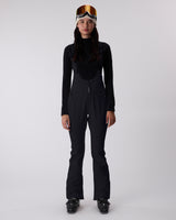 High Waisted Riding Bib - Caviar
