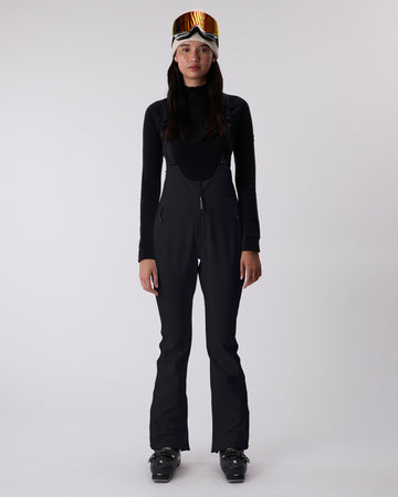 High Waisted Riding Bib Caviar