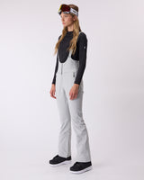 High Waisted Riding Bib - Pigeon