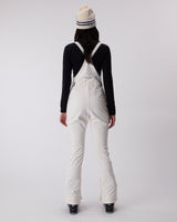 High Waisted Riding Bib - Whisper White