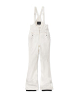 High Waisted Riding Bib - Whisper White