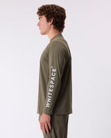 Men's Graphene Crewneck - Olive Night