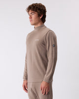 Men's Merino Mockneck - Desert Taupe