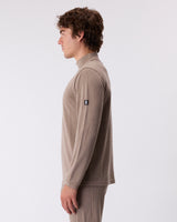 Men's Merino Mockneck - Desert Taupe