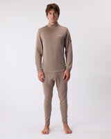 Men's Merino Mockneck - Desert Taupe