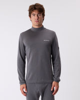 Men's Merino Mockneck - Granite Gray