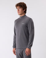Men's Merino Mockneck - Granite Gray