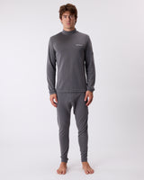 Men's Merino Mockneck - Granite Gray